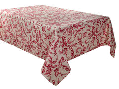 Скатерть водонепроницаемая Ornamental Burgundy 140х240см 715-434