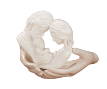 Статуэтка Семья в ладонях 14х11см 6811/785