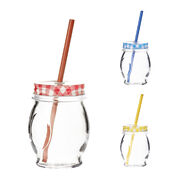 Склянка для напоїв з кришкою та трубочкою Jar L'Ortol 390мл 17109531