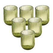 Набор стаканов для напитков Merlot green 250мл 1138509-set