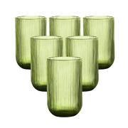 Набор стаканов для напитков Merlot green 400мл 1138513-set