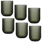 Набор стаканов для напитков Merlot gray 250мл 1155239-set