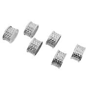 Набор овальных колец для салфеток 5,5х3см 1626-VER