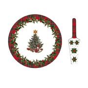 Тортовница с лопаткой Christmas Tree 30см 58164