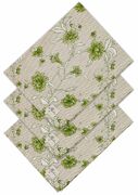 Набір серветок сервірувальних Господиня Цветы зеленые 35х45см 4823093459373