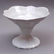 Фруктовница на ножке Bernadotte Серебрянное кружево 25см