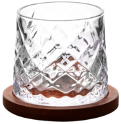 Склянка для віскі з підставкою Shtox Romb 280мл B060708