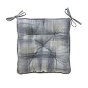 Подушка для стільця Paris Графітова клітинка 40х40см 2251701685012