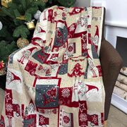 Плед Новогодняя Гномы 130х170см 4823093433120