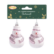 Набор ёлочных игрушек Снеговик 8см 5900779839243