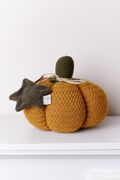 Декоративная тиква Happy Fall Pumpkin охра 25см 4823093472464
