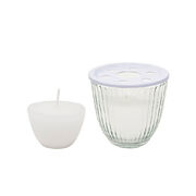 Свеча в подсвечнике 75г 7263