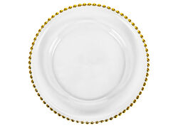 Блюдо сервировочное Жемчужина золотая 32см 049-124