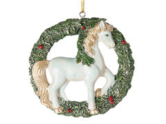 Ёлочная игрушка Лошадка 9см 192-325