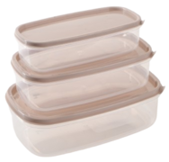 Набор контейнеров пищевых 0494 capuccino