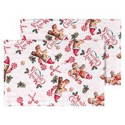 Набор салфеток сервировочных Christmas Gingerbread Имбирное печенье 30х45см ART15HG