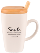 Кружка с крышкой и ложкой Simple Things B 360мл B060405