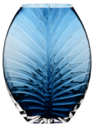 Ваза Leaf голубая 25см A060188