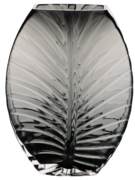 Ваза Leaf дымчато-серая 25см A060205