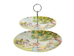 Этажерка 2-х ярусная Кроличьи истории 26см 924-869