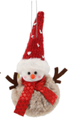 Ялинкова іграшка Сніговик 10х12см 5900779900561_1