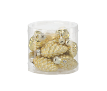 Набір ялинкових іграшок Шишки 3х6см 5900779882119_1