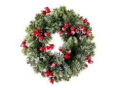 Вінок новорічний 26см 801-567