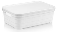 Кошик з кришкою Pyramid 24х18,3х8,5см 00637 White