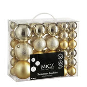 Набор ёлочных игрушек 4/6/8см 8720983287565