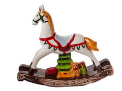 Статуетка Кінь Різдвяний 19,5см 826-003