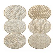 Набор тарелок десертных Mosaic Gold 15см 26543-set