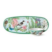 Блюдо овальное с пиалой Флора 34735