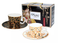 Набор чашек для кофе с блюдцами Густав Климт Древо жизни 100мл 532-0307