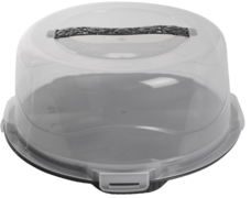 Тортівниця із кришкою 18х26х37см 0011 Antrasit