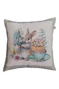 Наволочка декоративная Гобеленовое Очарование Зайчонок 45х45см 4823093477513