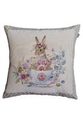 Подушка декоративная Гобеленовое Очарование Зайчиха 45х45см 4823093477674