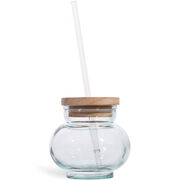 Стакан с крышкой и трубочкой Halo 430мл 2429T