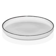 Тарелка салатная с бортом 90° Helix -Black 23см HL-BLA-23-RD