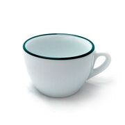 Чашка cappuccino Millecolori Pennellessa Green rims 180мл 38206