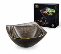 Набор салатников Агат 14/16/18см 9293-2