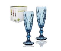 Набір келихів для шампанського Грані 200мл 9454 cobalt