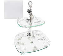 Етажерка 2-х ярусна Виноград 20х20/30х30см 37210