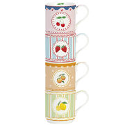 Набор кружек Fruit Mania 275мл R1039#FMAN