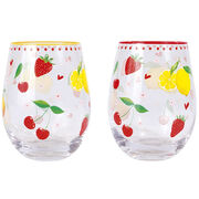 Набір склянок для напоїв Fruit Mania 500мл R4015#FMAN