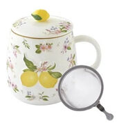 Кружка с крышкой и ситечком Fancy Fruit Лимон 450мл R3421#FANF_3