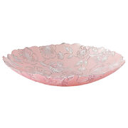 Блюдо круглое Spring Glass pink 32см R1438#SPIG_1