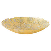 Блюдо круглое Spring Glass yellow 32см R1438#SPIG_3