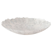 Блюдо круглое Spring Glass white 32см R1438#SPIG_4