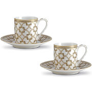 Набор чашек для кофе с блюдцами Deco 80мл PM0125#DECO