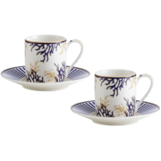 Набор чашек для кофе с блюдцами Corallo 80мл PM0125#CORA